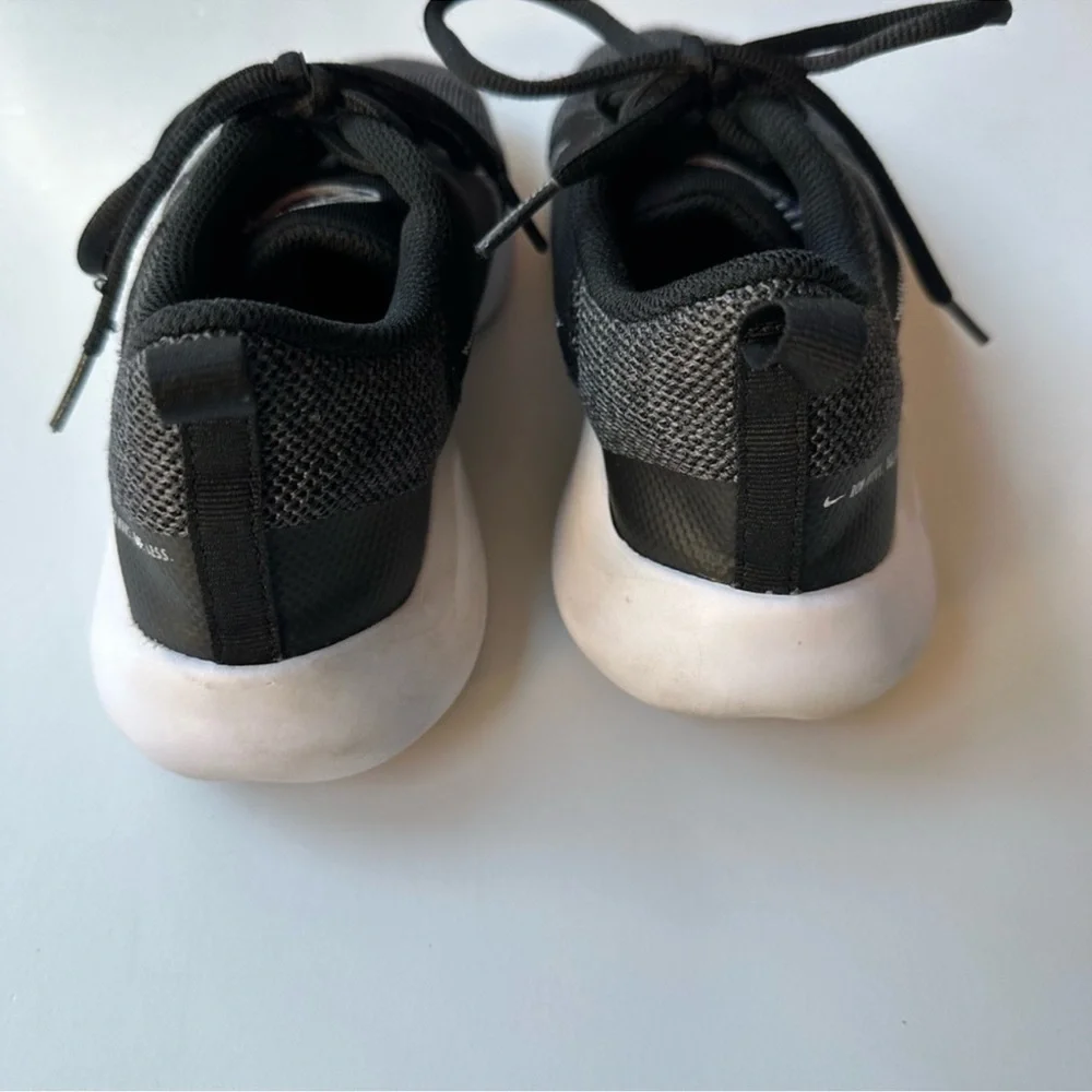 Nike Flex Running Shoes Black White Swoosh and Sole Women’s Size 7.5